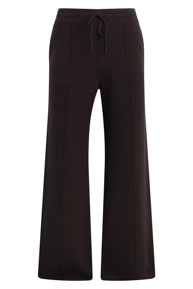 Foldout Cotton & Cashmere Pants, Alternate, color, MOTOR