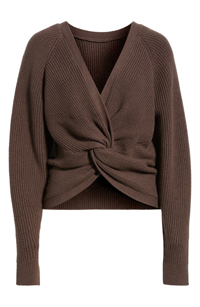 Open Edit Softluxe Twist Reversible Sweater
