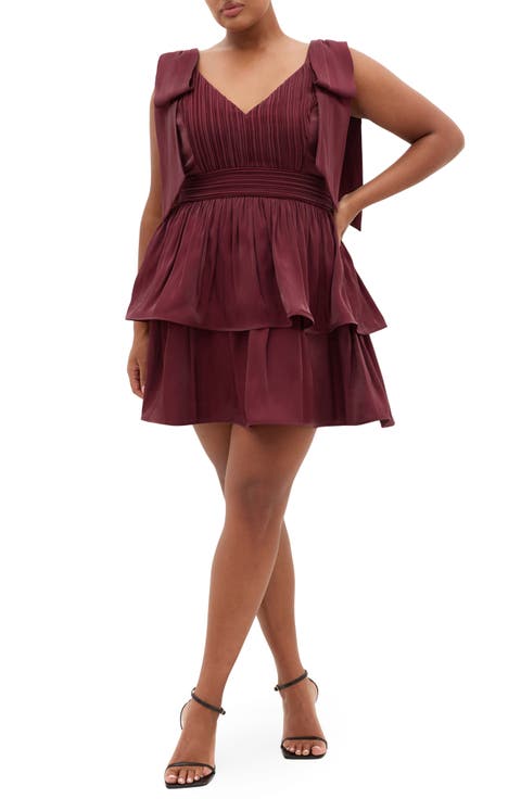 Betty Bow Cocktail Dress (Plus)