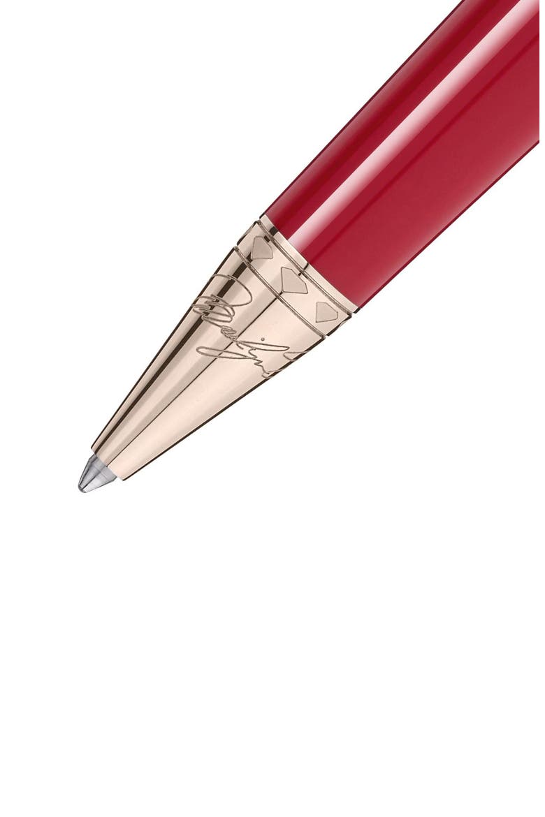 Muses Marilyn Monroe Ballpoint Pen, Alternate, color, RED