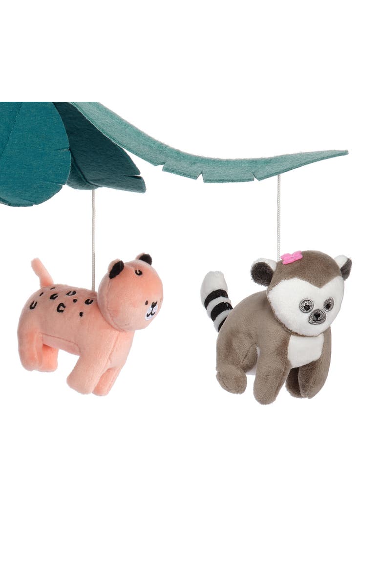 Lambs & Ivy Enchanted Safari Animal Musical Baby Crib Mobile Jungle Soother Toy, Alternate, color, Multicolor