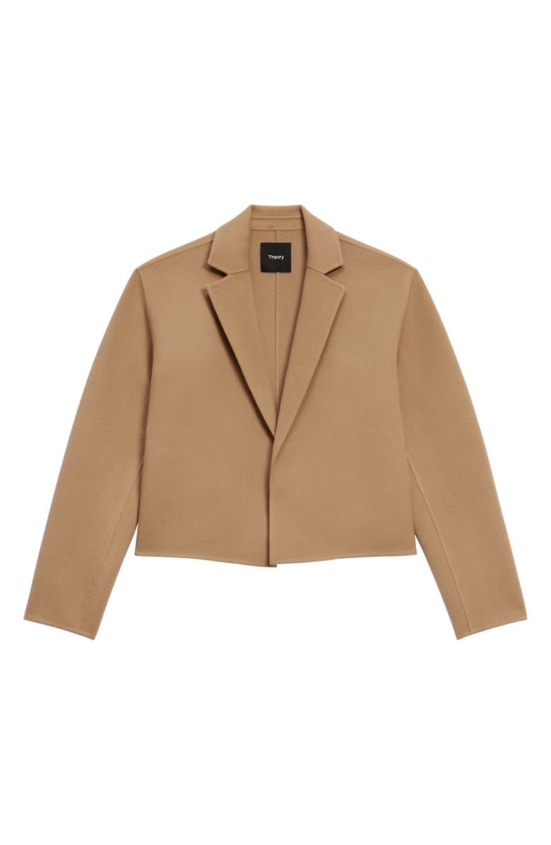 Theory Wool & Cashmere Crop Blazer, Alternate, color, 