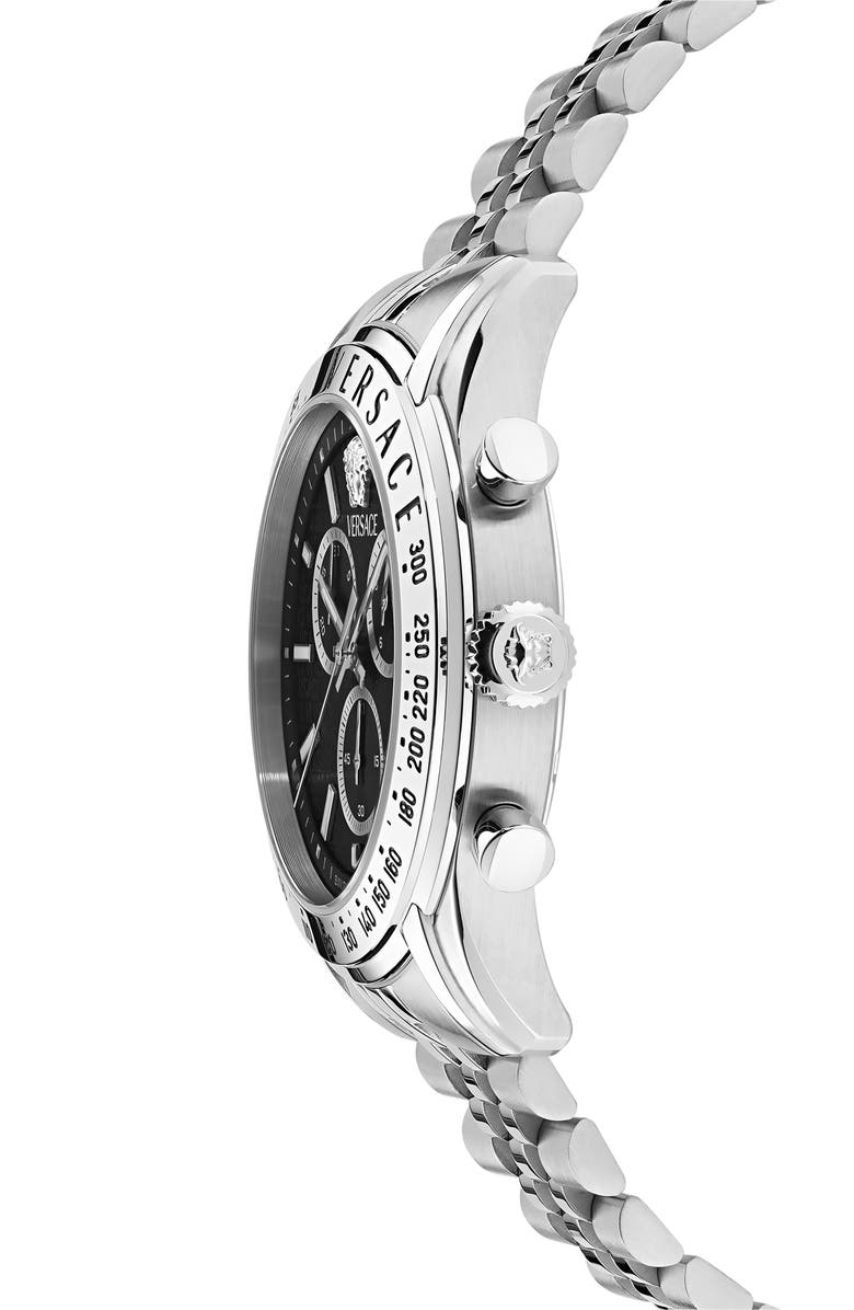 Versace Master Chronograph Bracelet Watch, 44mm, Alternate, color, 