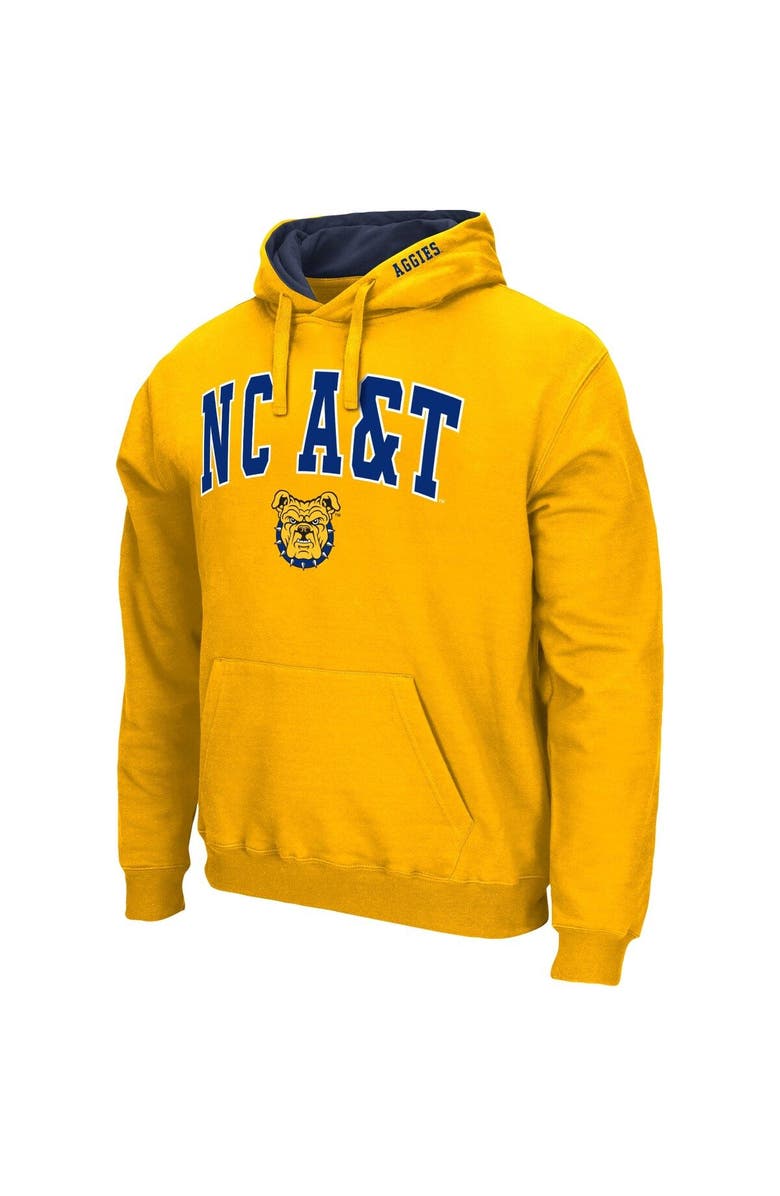 COLOSSEUM Men's Colosseum Gold North Carolina A&T Aggies Isle Pullover Hoodie, Alternate, color, Gold