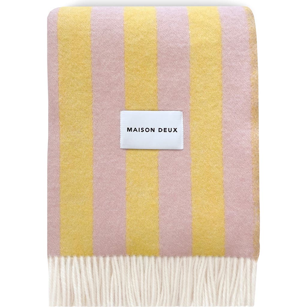 Maison Deux Candy Wrap Blanket In Multi
