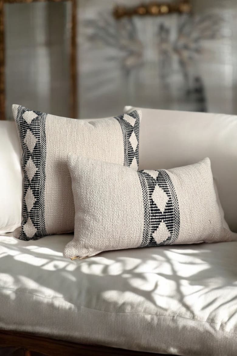 Gemma Lumbar Pillow Cover, Alternate, color, Cream