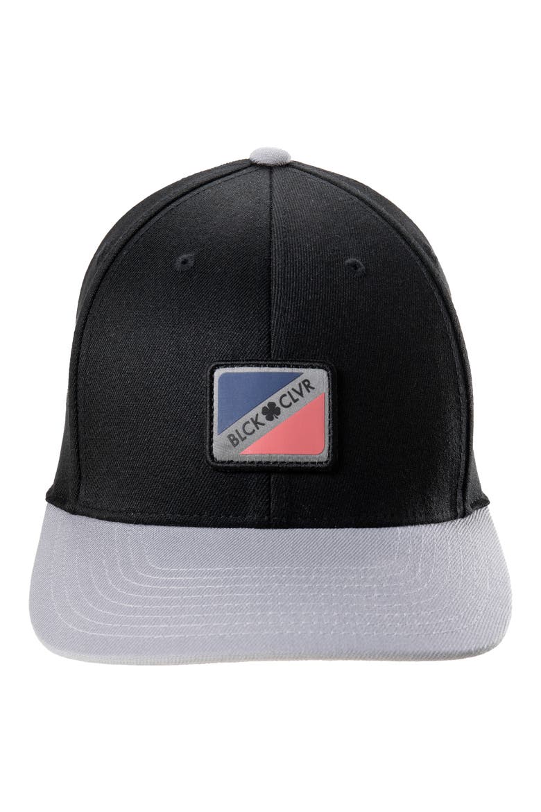 Balance of Opposites Baseball Cap, Alternate, color, BLACK