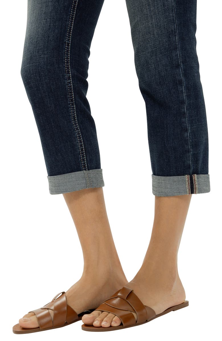 Silver Jeans Co. Suki Americana Curvy Mid Rise Capri Jeans, Alternate, color, Dreamscape