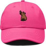 Dalix Capybara Embroidered Everyday Hat