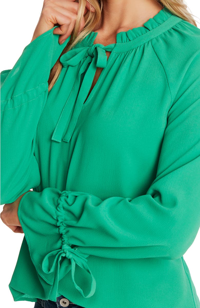 CeCe Tie Sleeve Blouse, Alternate, color, 
