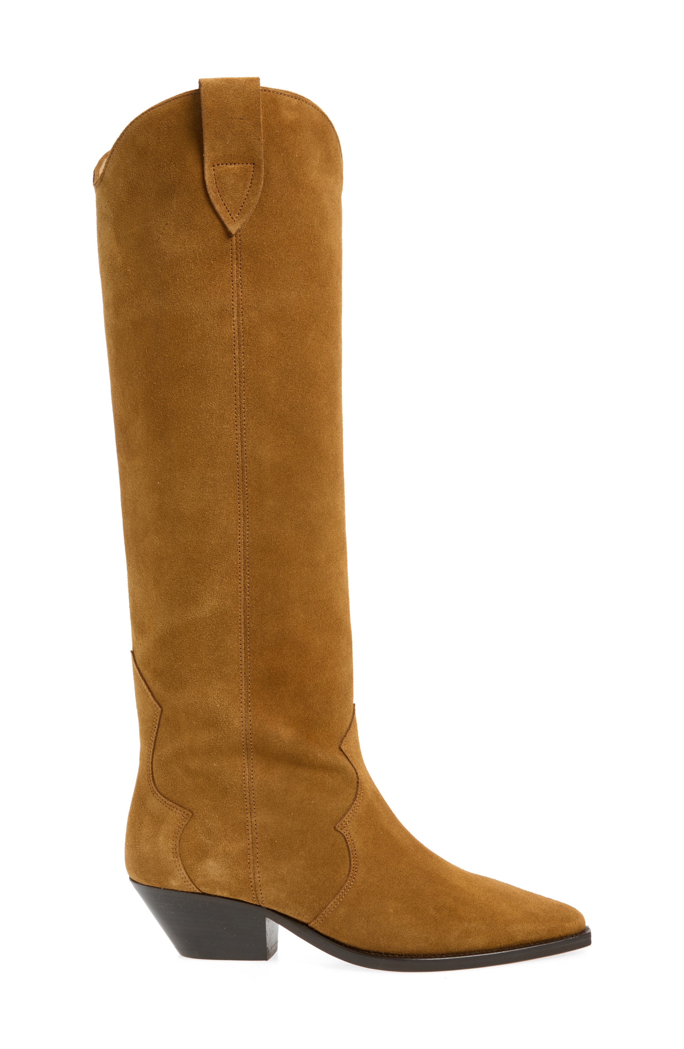 Denvee Tall Western Boot, Alternate, color, COGNAC 50CO
