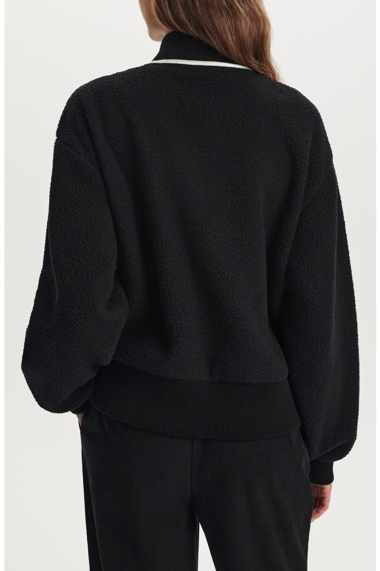 Hansley Fleece Jacket, Alternate, color, BLACK