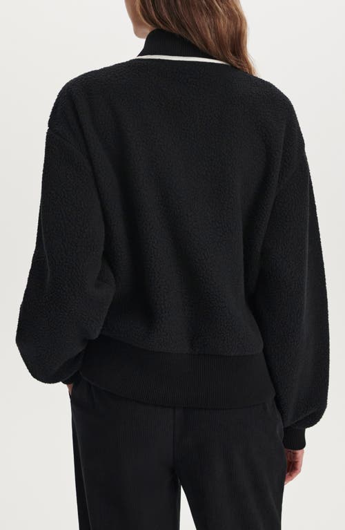 Varley Hansley Fleece Jacket In Black