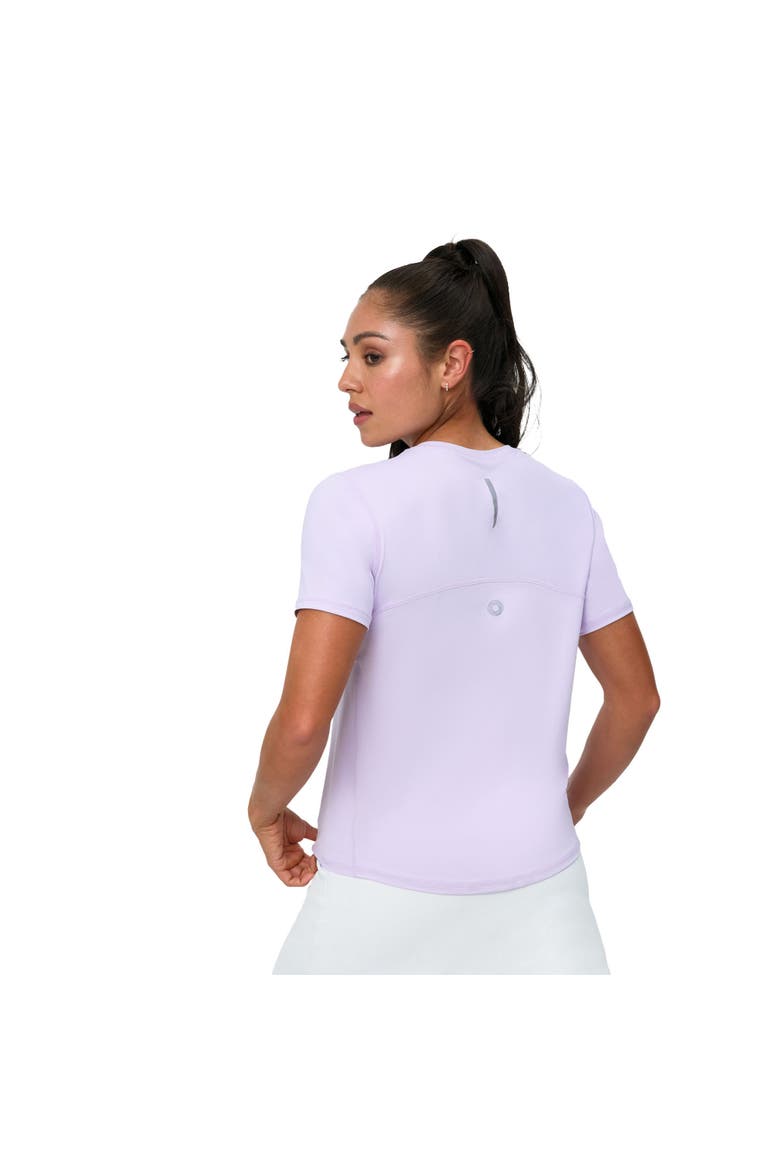 Women's Short Sleeve UV Protection Relaxed Crew Shirt, Alternate, color, Lavender
