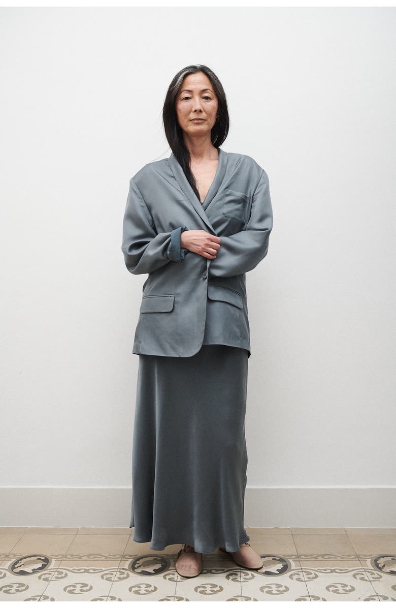 SILK LAUNDRY Twill Miami Blazer, Alternate, color,