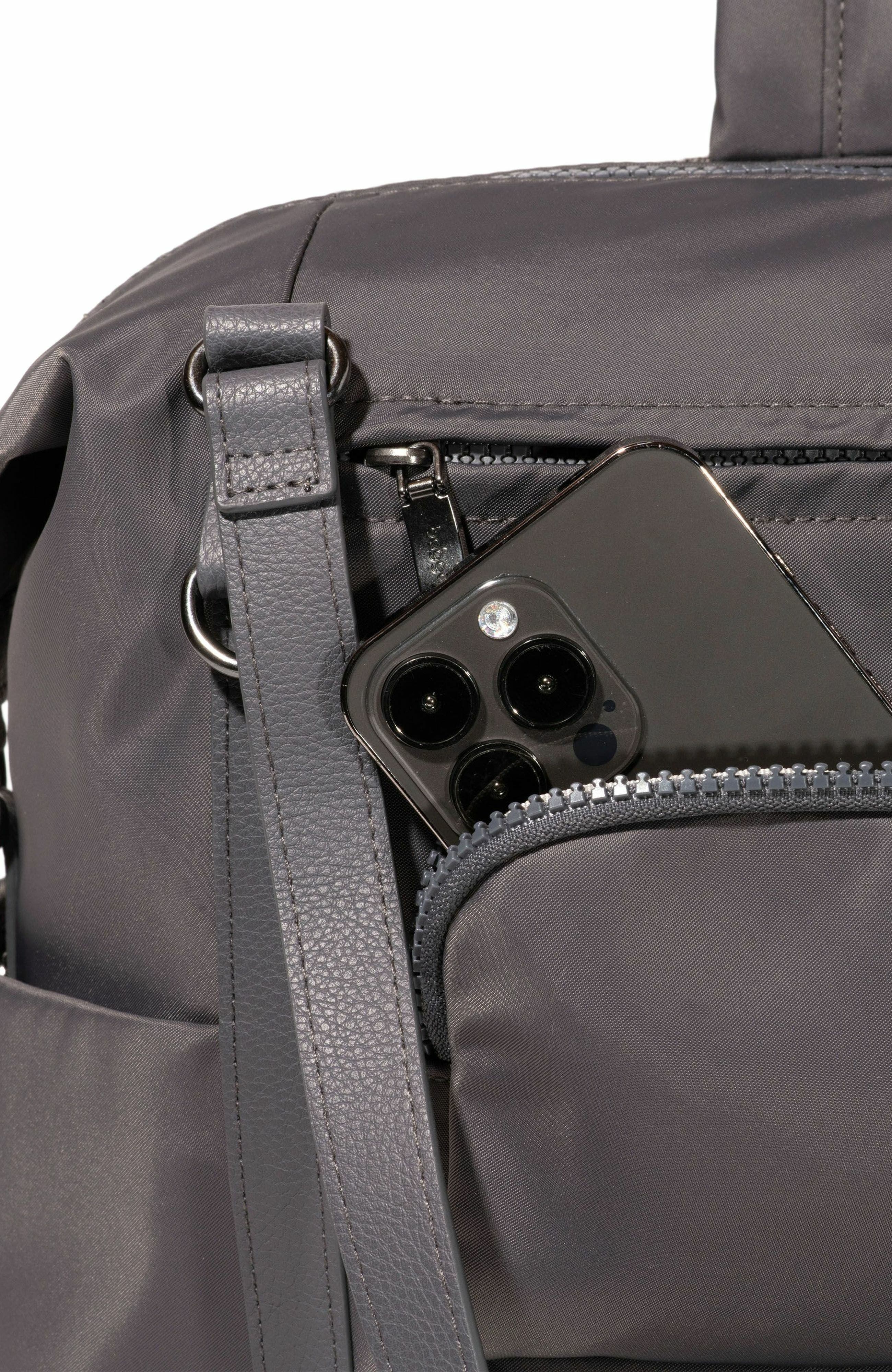 BAGGALLINI Nolita Convertible Backpack, Alternate, color, Smoke Twill