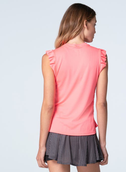 Lucky In Love Bring It On Rib Tank In Pink