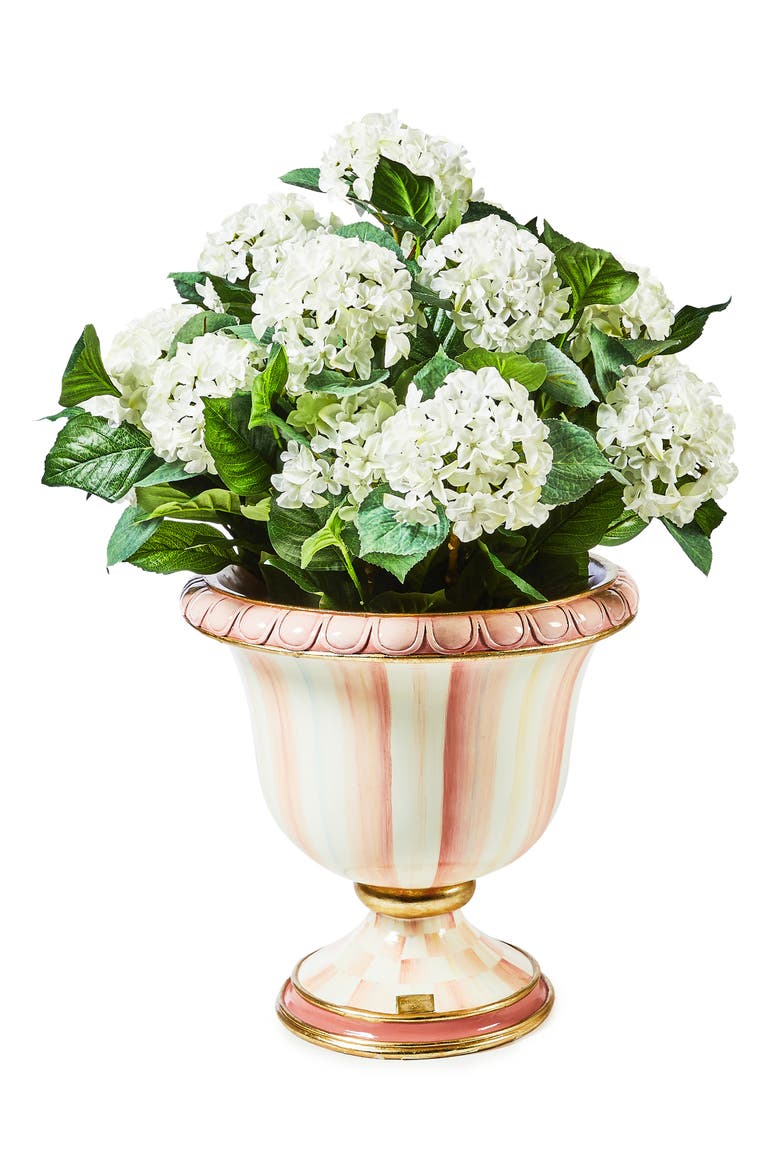 Rosy Stripe Urn, Alternate, color, ROSY