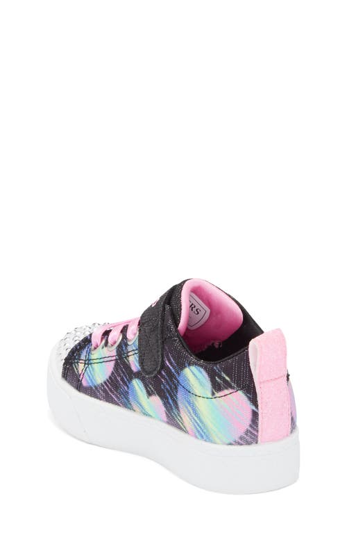 Skechers Kids' Heart Steps Twinkle Toes Sneaker In Black