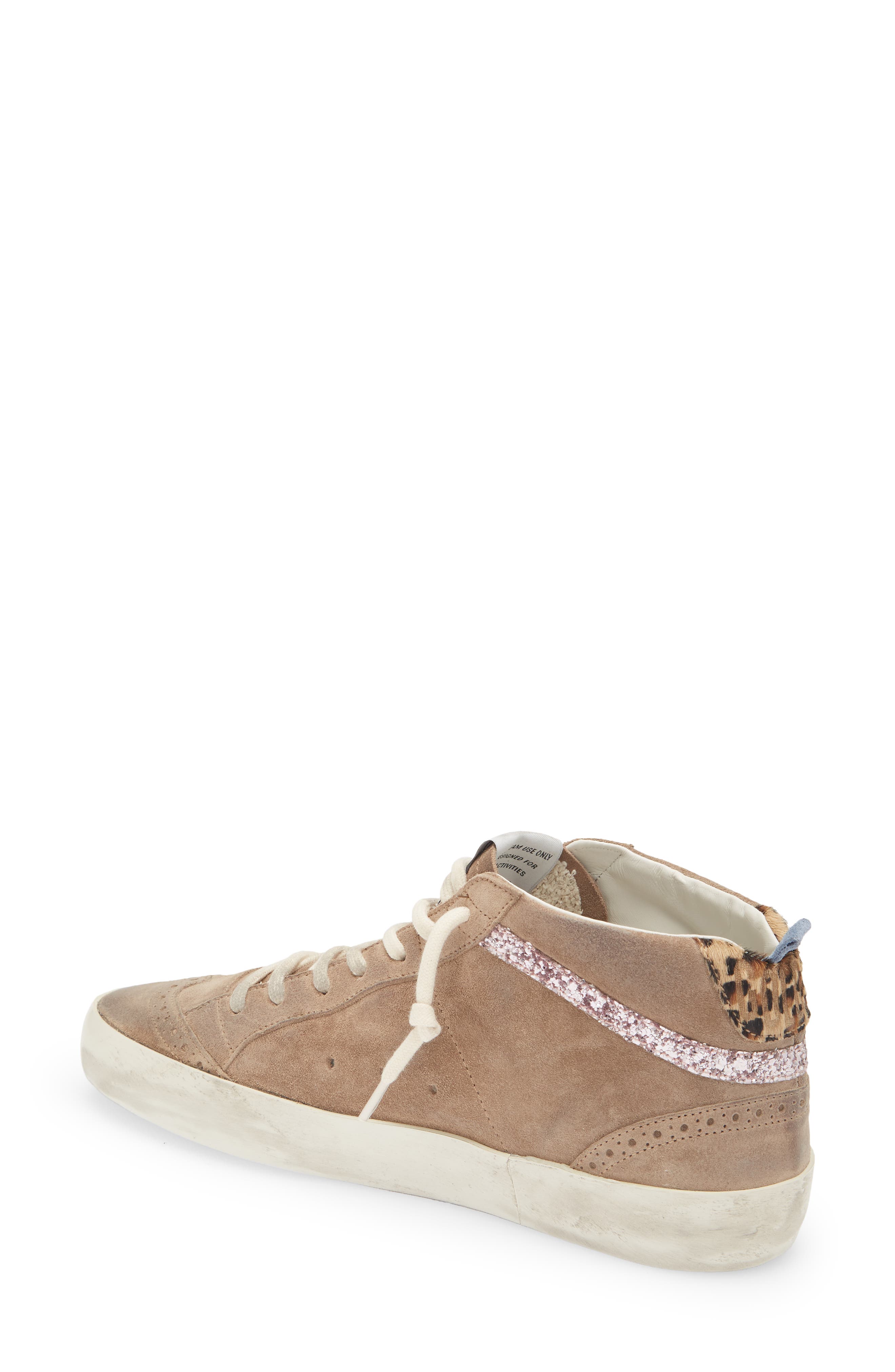 Golden Goose Mid Star Glitter Sneaker, Alternate, color, 