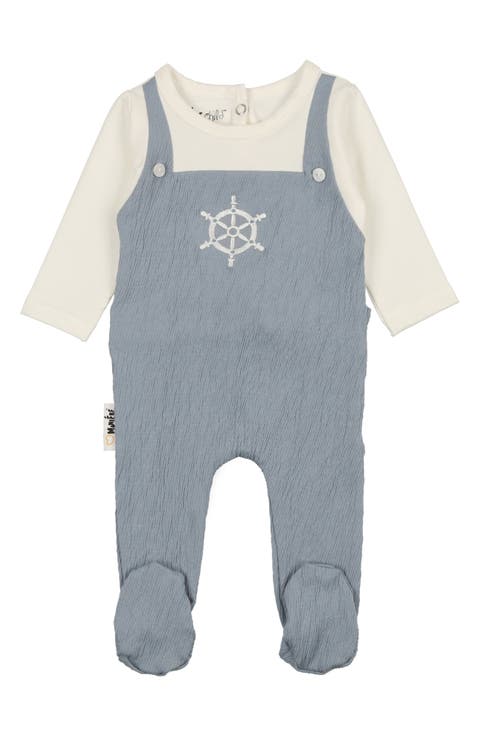 Sailor Long Sleeve Overall Footie (Baby)
