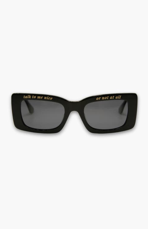 Talk To Me Nice Square Polarized Sunglasses