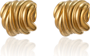 Kellery Dazzle Dream Twirl Hoop Earrings