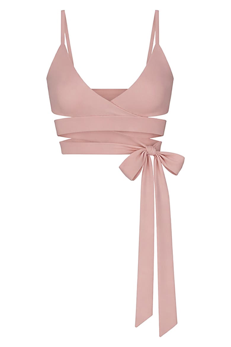 Matte Wrap Bra, Alternate, color, HIMALAYAN