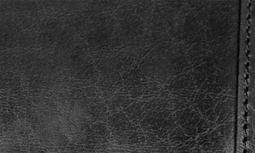 Mancini Buffalo Leather Belt Bag In Black