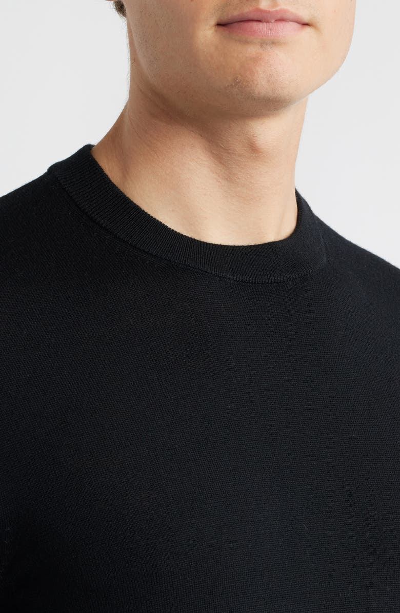 Rodd & Gunn York Bay Merino Wool Sweater, Alternate, color, Onyx