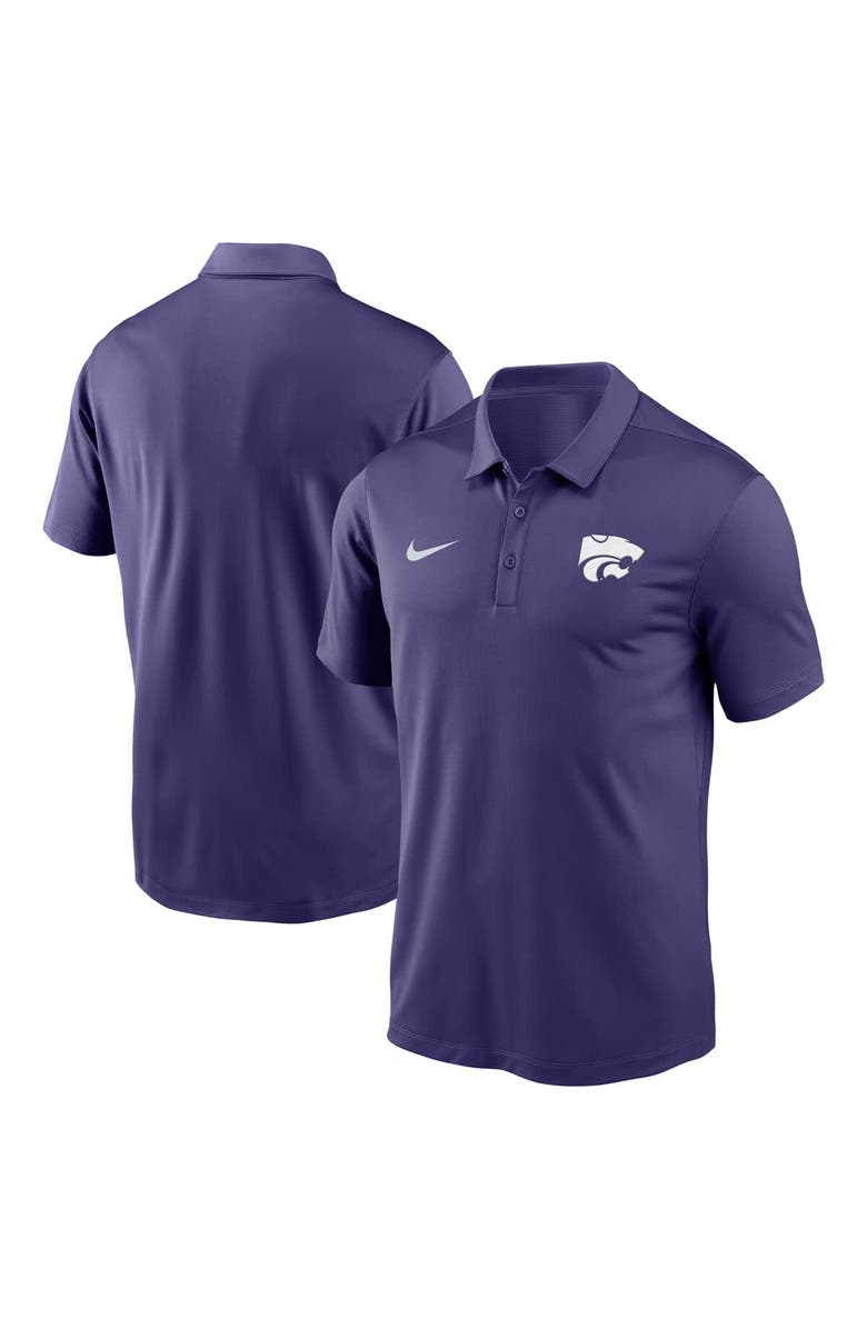 Nike Men's Nike Purple Kansas State Wildcats Victory Solid Performance Polo, Main, color, Purple