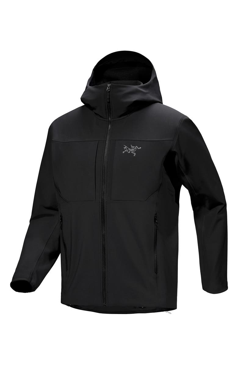 Arc'teryx Gamma MX Hooded Jacket, Alternate, color, Black