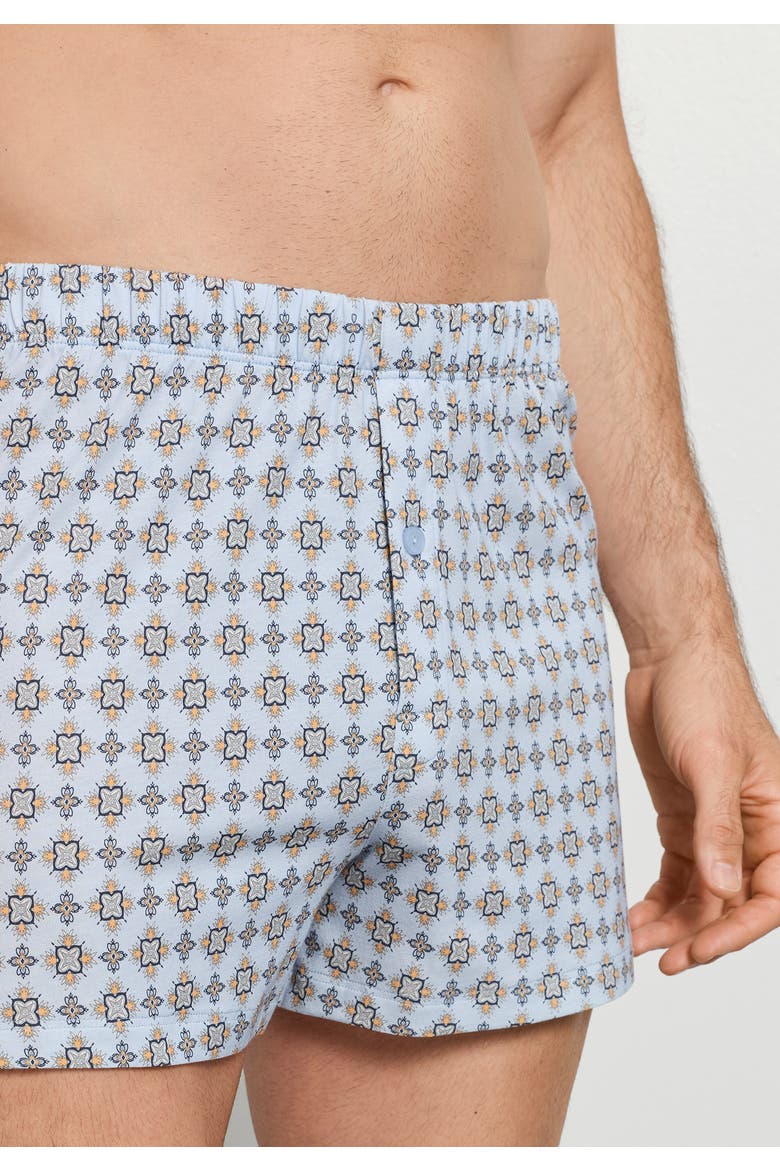 Fancy Jersey Cotton and TENCEL Boxers, Alternate, color, Pumpkin Ornaments