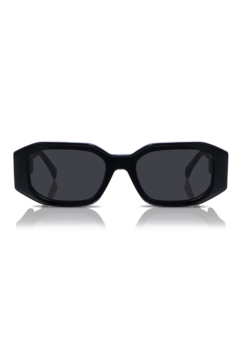 Caroline 51mm Acetate Sunglasses, Alternate, color, Black