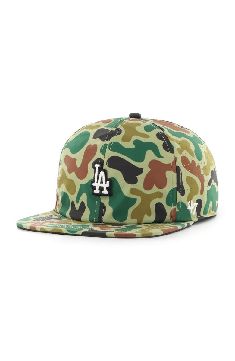 '47 Men's '47 Camo Los Angeles Dodgers Elevated Greens Captain Adjustable Hat, Alternate, color, Camo