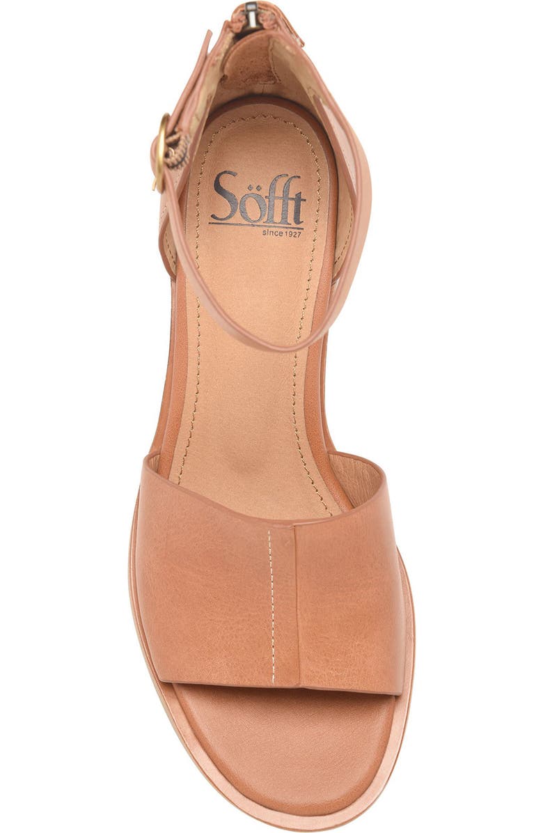 Söfft Colby Sandal, Alternate, color, Luggage