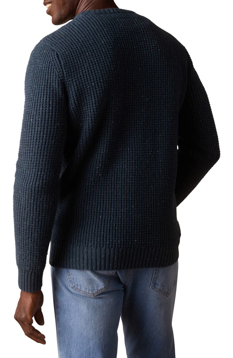 The Normal Brand SeaWool Nep Crewneck Sweater, Alternate, color, Waterloo