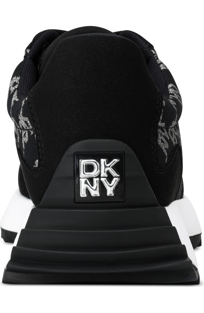 DKNY Naples Sneaker, Alternate, color, Nickel/Black