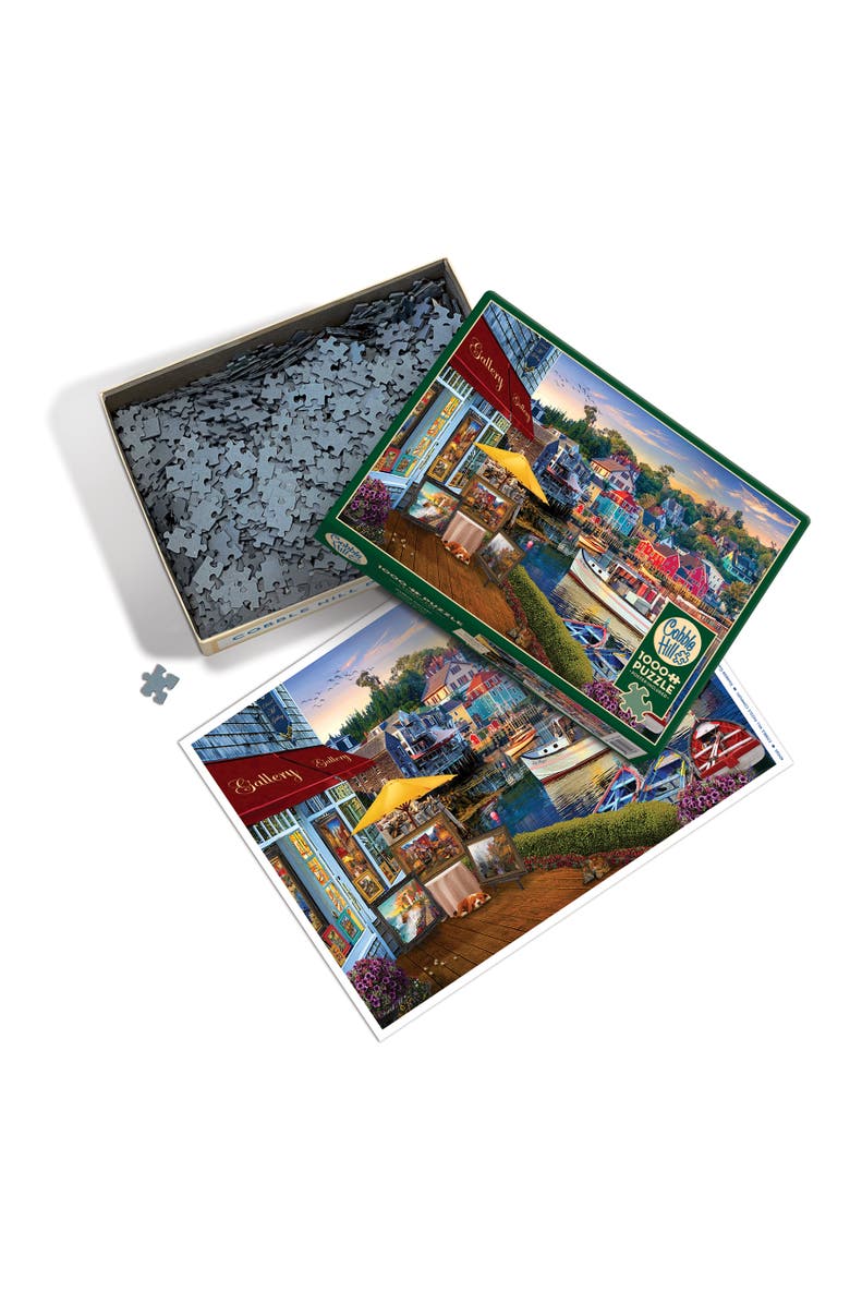 Cobble Hill Harbor Gallery 1000 Piece Puzzle, Alternate, color, Multicolored