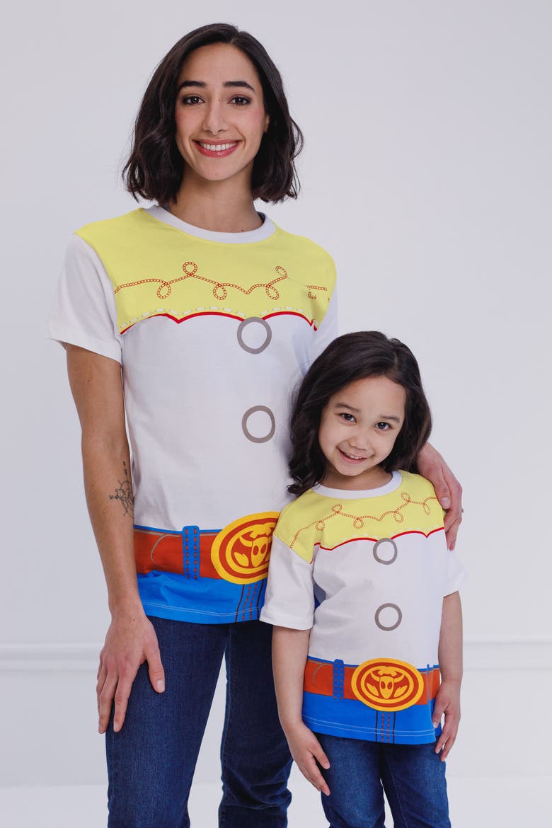 Toy Story Short Sleeve T-Shirt, Alternate, color, Jessie Cowgirl White
