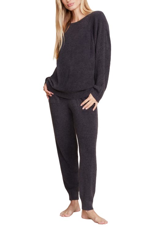 Barefoot Dreams Cozychic Lite Ribbed Raglan-sleeve Pullover In Gray