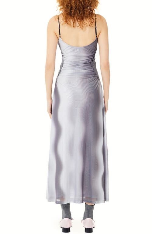 FIND ME NOW FIND ME NOW NEOPOLITAN ABSTRACT PRINT MESH DRESS
