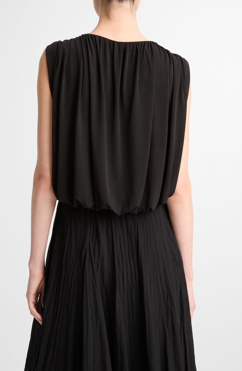 Vince Crinkled Maxi Skirt, Alternate, color, Black