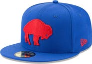 New Era Men's New Era Royal Buffalo Bills Omaha Throwback 59FIFTY Fitted Hat