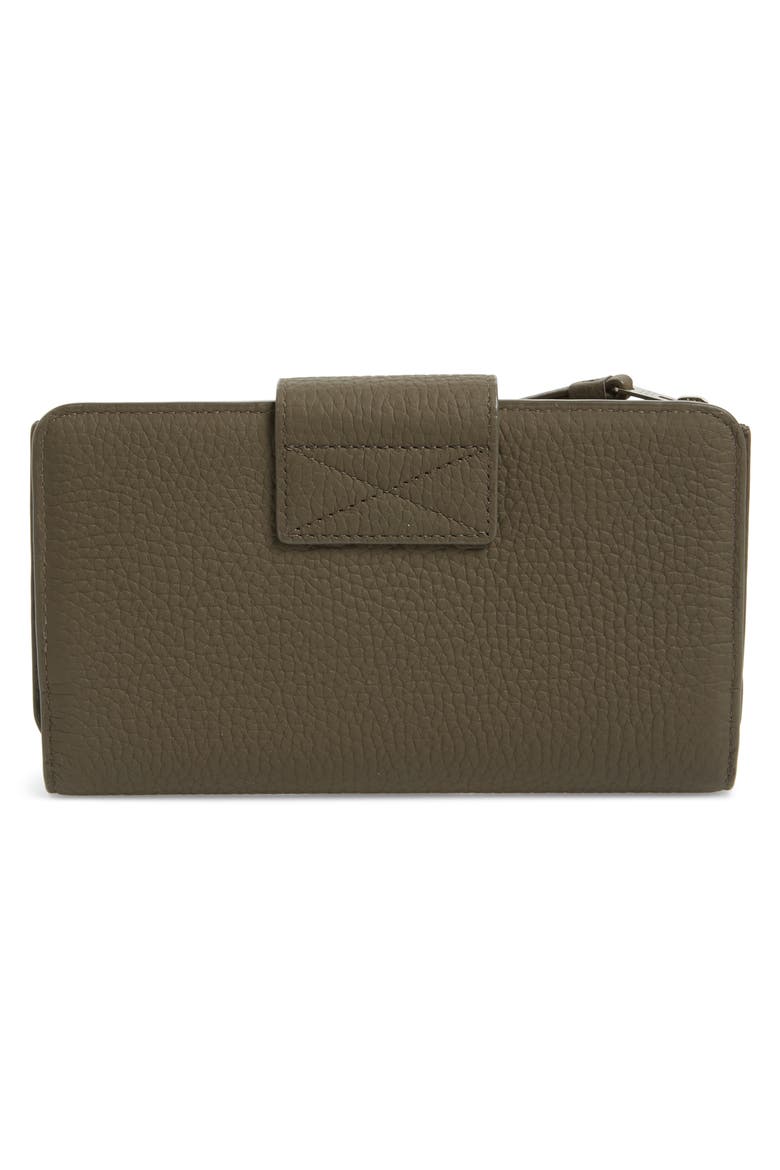 Ray Leather Wallet, Alternate, color, MINK GREY