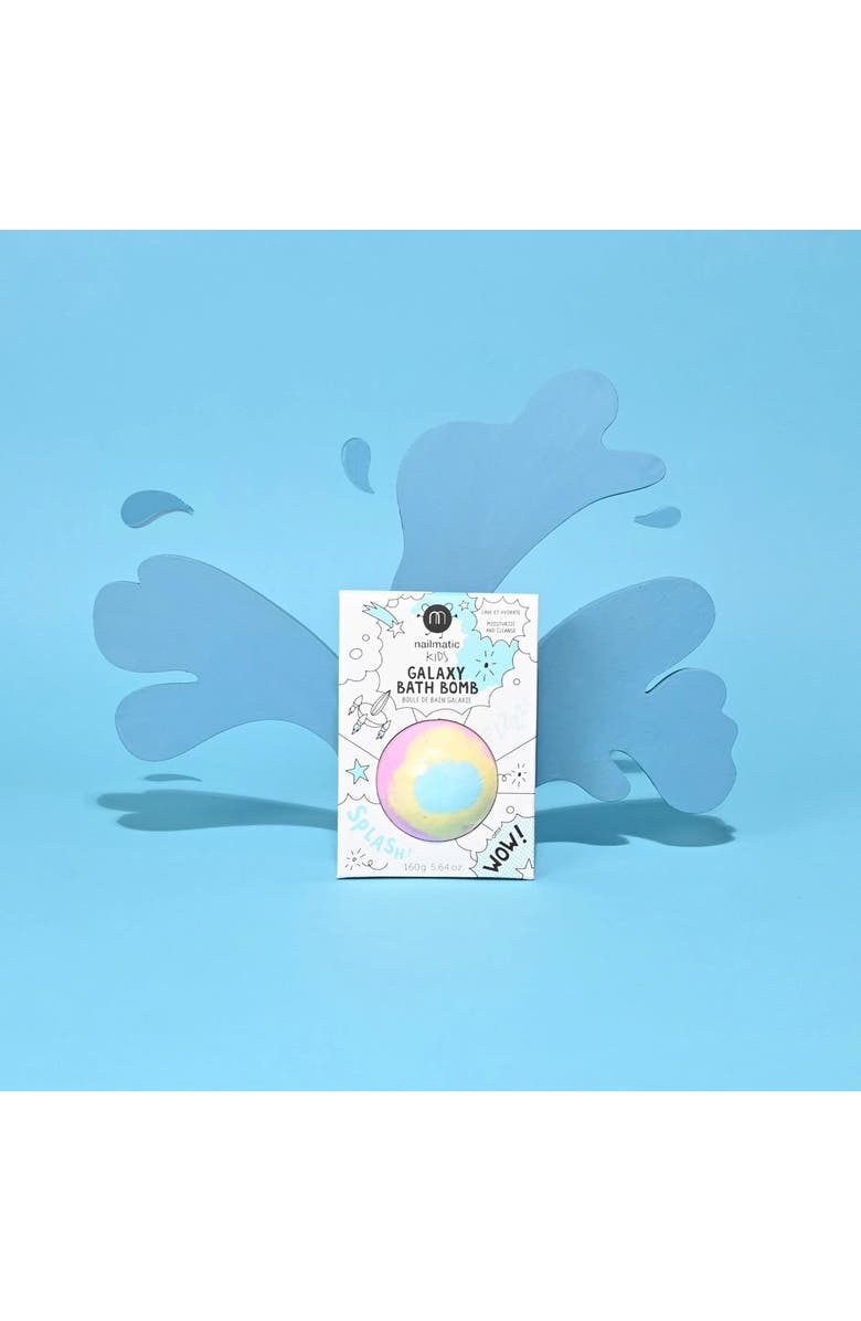 nailmatic Bath Bomb For Kids Galaxy, Alternate, color, Original Blue Yellow