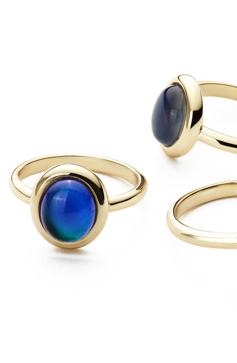 Ana Luisa Gold Mood Ring - Mood Ring, Alternate, color, 