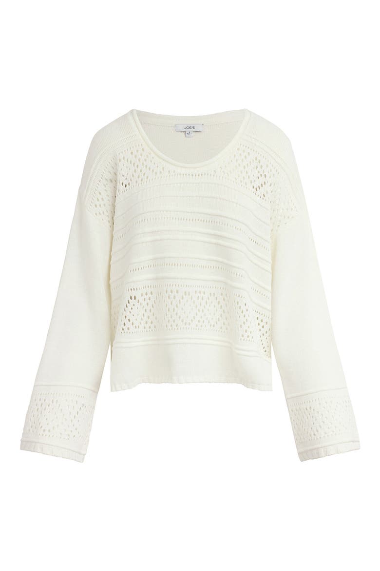 The Lola Open Stitch Sweater, Alternate, color, ECRU