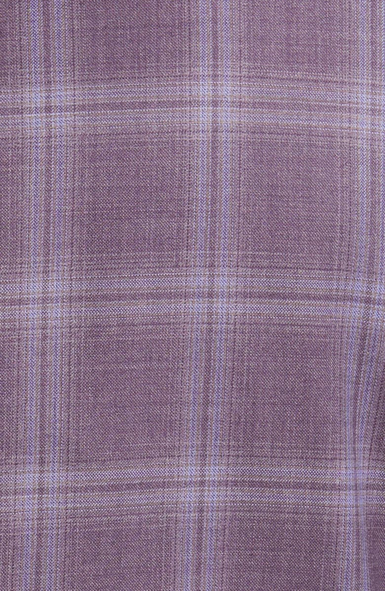 Peter Millar Tailored Fit Plaid Wool Sport Coat, Alternate, color,