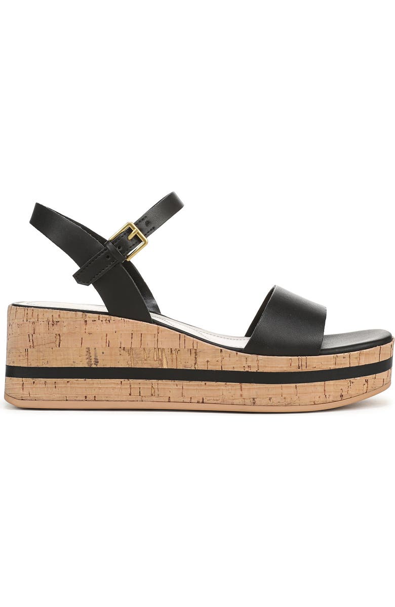 Franco Sarto Tiana Platform Wedge Sandal, Alternate, color, Black